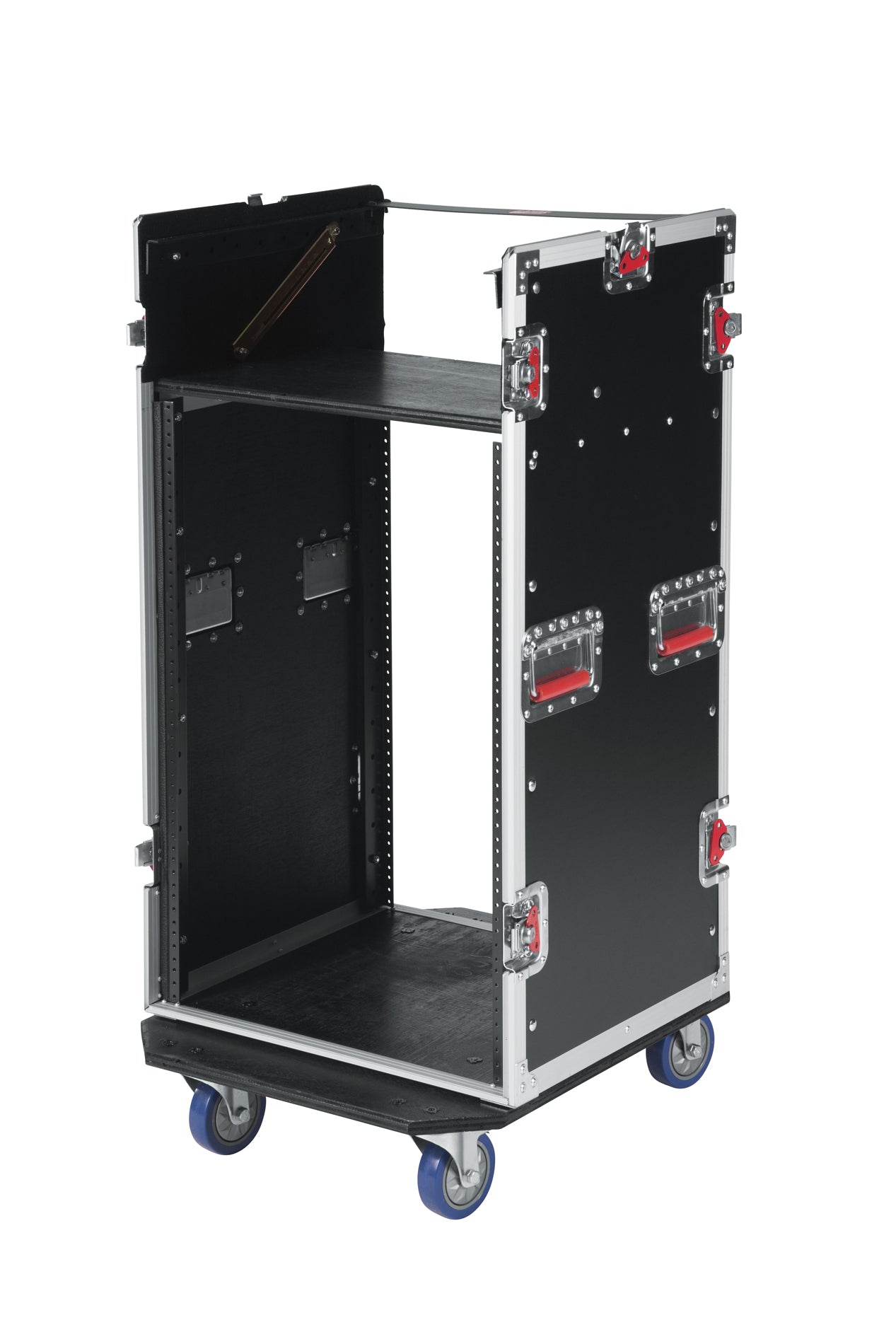 10U Top, 16U Side Audio Road Rack Case