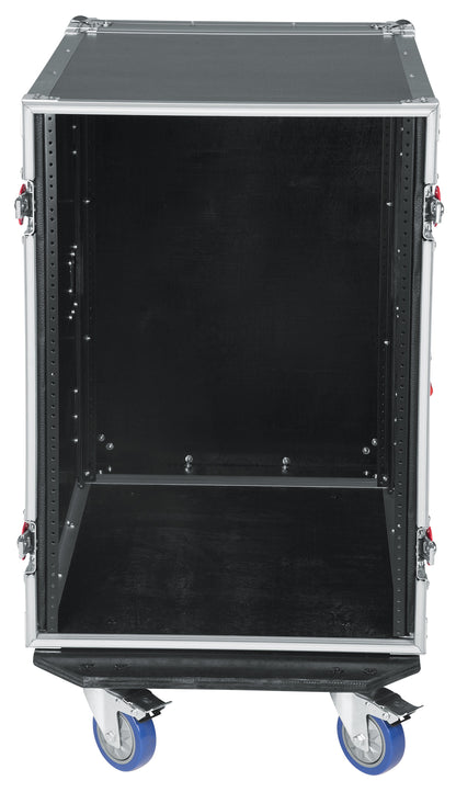 16U 24" Deep Audio Road Rack Case w/ Casters 16U