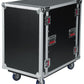 12U 24" Deep Audio Road Rack Case w/ Casters