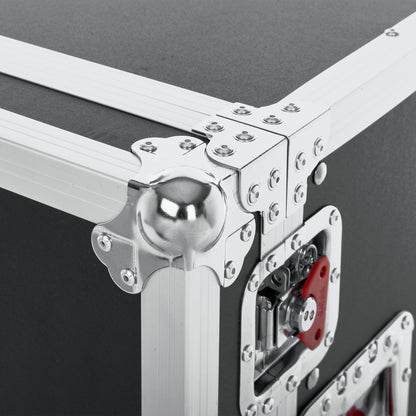 ATA Wood Flight Rack Case; 20U; 17" Deep; Casters