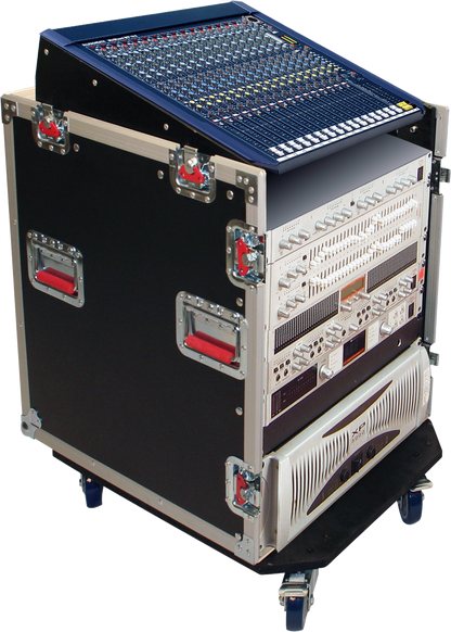12U Top, 12U Side Audio Road Console Rack
