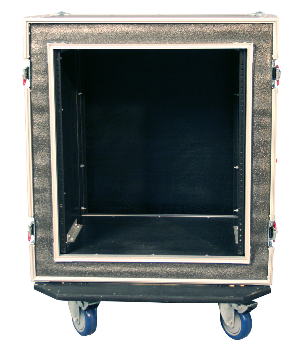 8U Shock Audio Road Rack Case w/ Casters