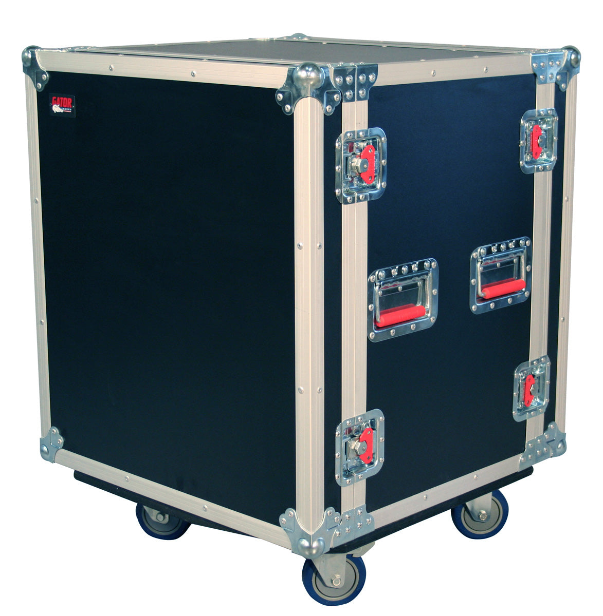 8U Shock Audio Road Rack Case w/ Casters