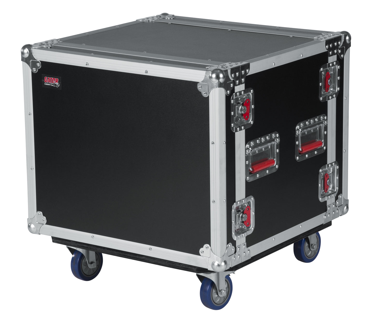 8U Shock Audio Road Rack Case w/ Casters