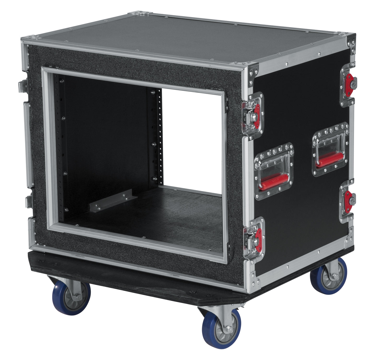 8U Shock Audio Road Rack Case w/ Casters