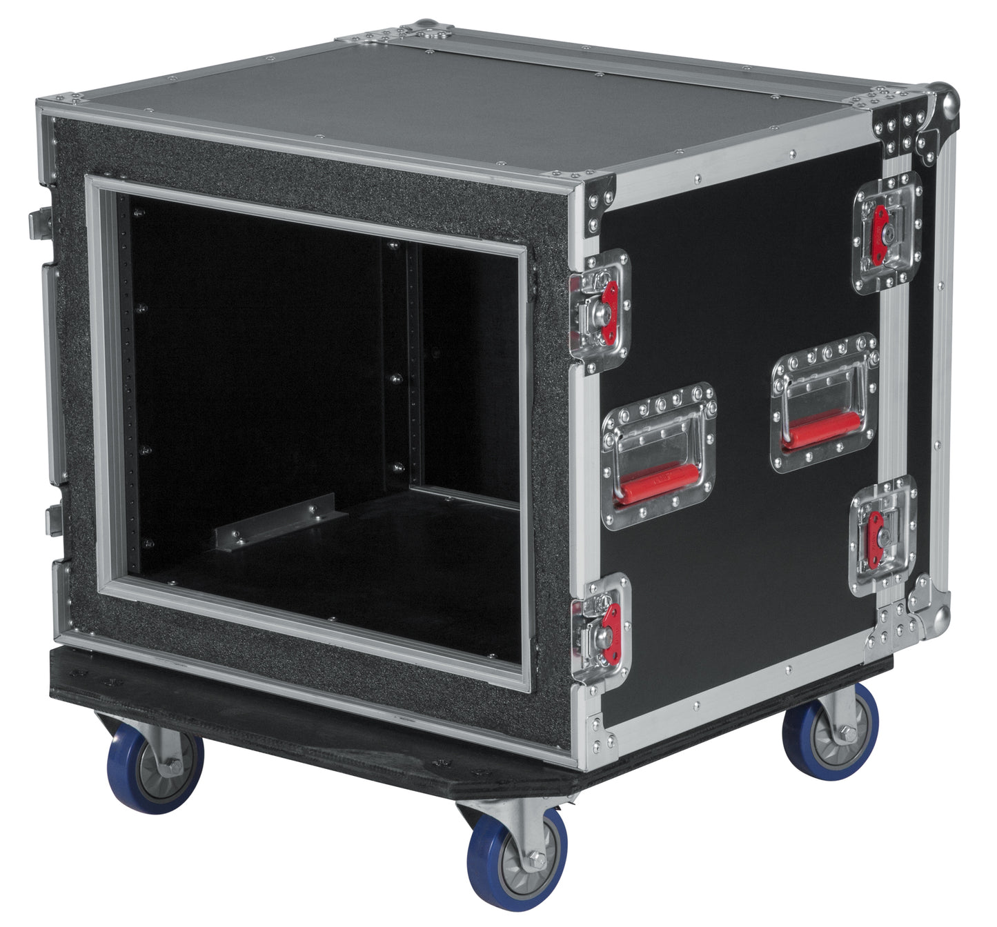 8U Shock Audio Road Rack Case w/ Casters