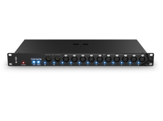 GeNetix GD10 10 Port DMX Splitter