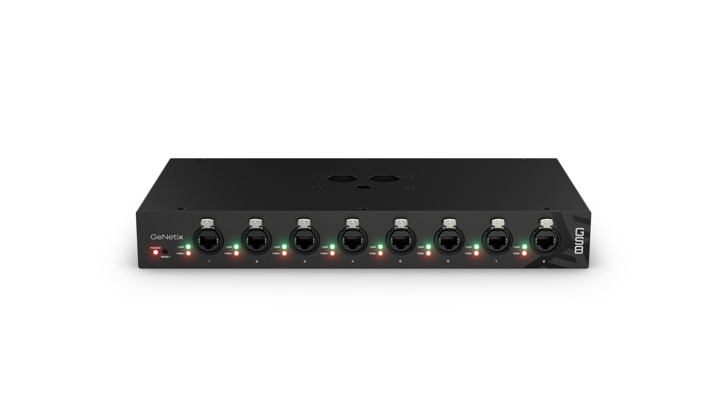 GeNetix GS8 8 Port PoE Unmanaged Network Switch