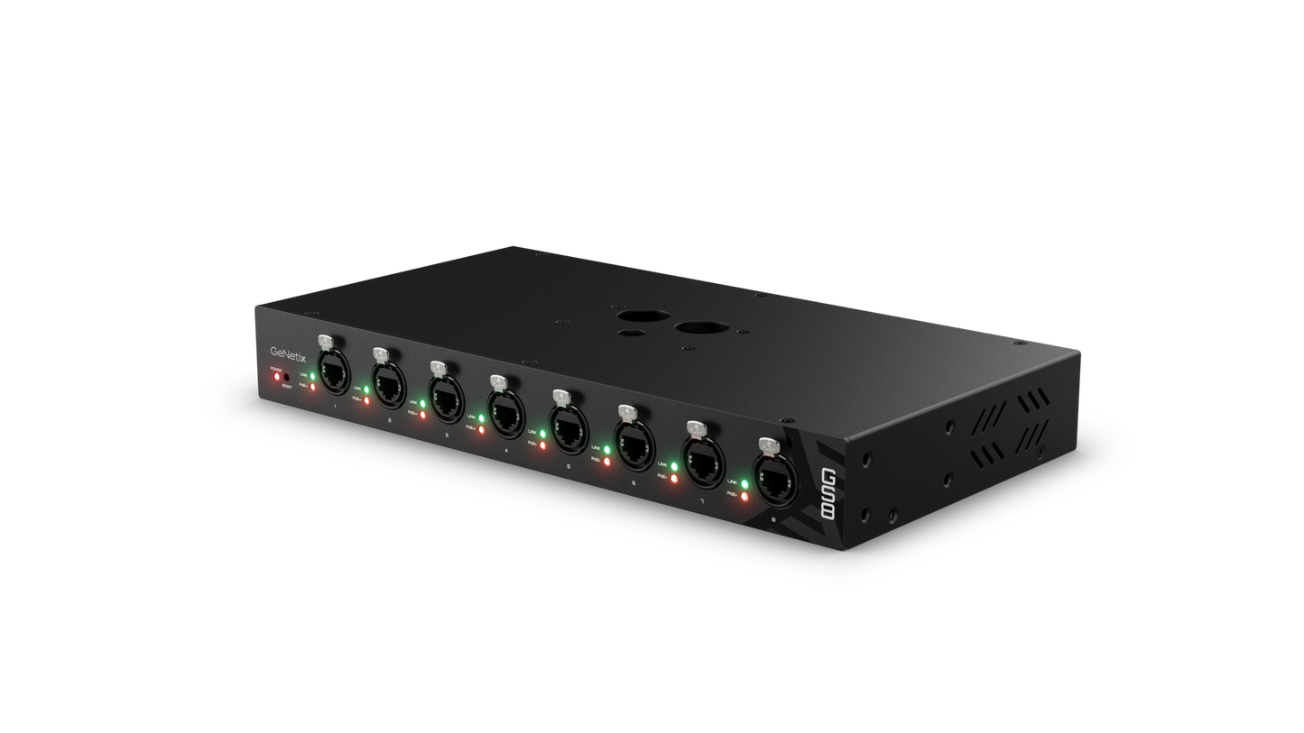 GeNetix GS8 8 Port PoE Unmanaged Network Switch