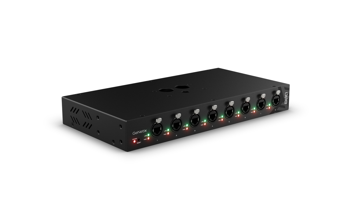 GeNetix GS8 8 Port PoE Unmanaged Network Switch