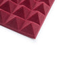 2 Pack Of Burgundy 12×12″ Acoustic Pyramid Panel