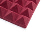 8 Pack Of Burgandy 12×12″ Acoustic Pyramid Panel