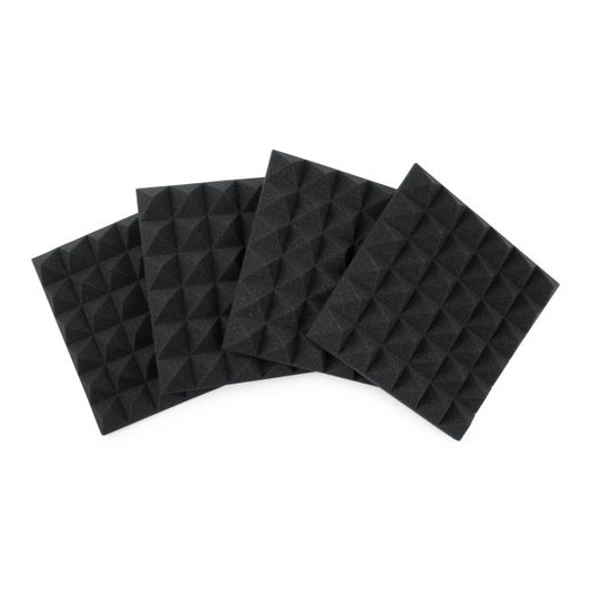 4 Pack Of Charcoal 12×12″ Acoustic Pyramid Panel