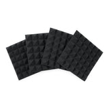 4 Pack Of Charcoal 12×12″ Acoustic Pyramid Panel