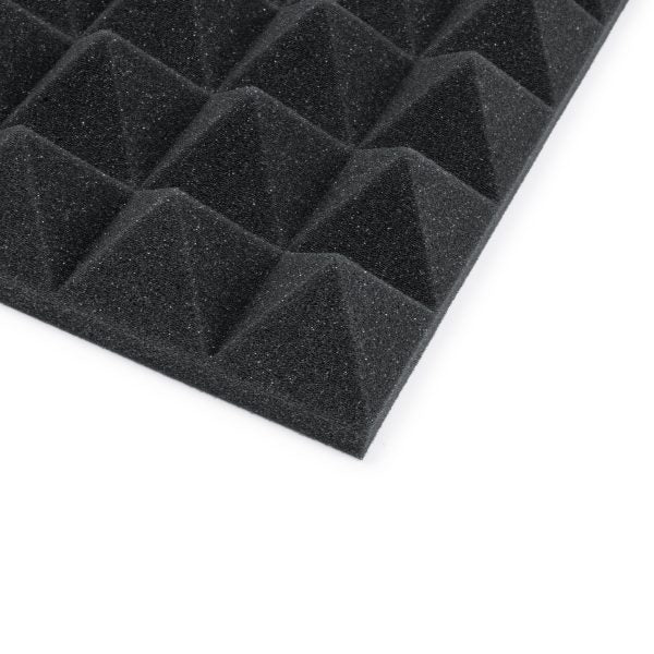 4 Pack Of Charcoal 12×12″ Acoustic Pyramid Panel