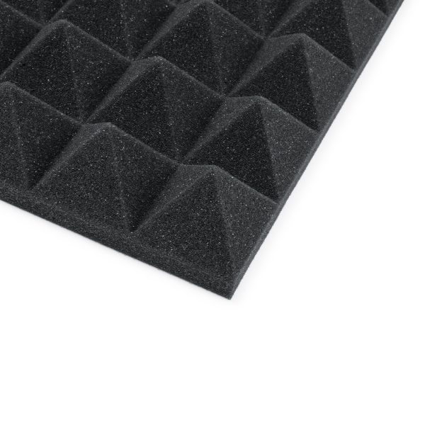 8 Pack Of Charcoal 12×12″ Acoustic Pyramid Panel