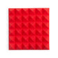 4 Pack Of Red 12×12″ Acoustic Pyramid Panel