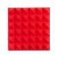 8 Pack Of Red 12×12″ Acoustic Pyramid Panel