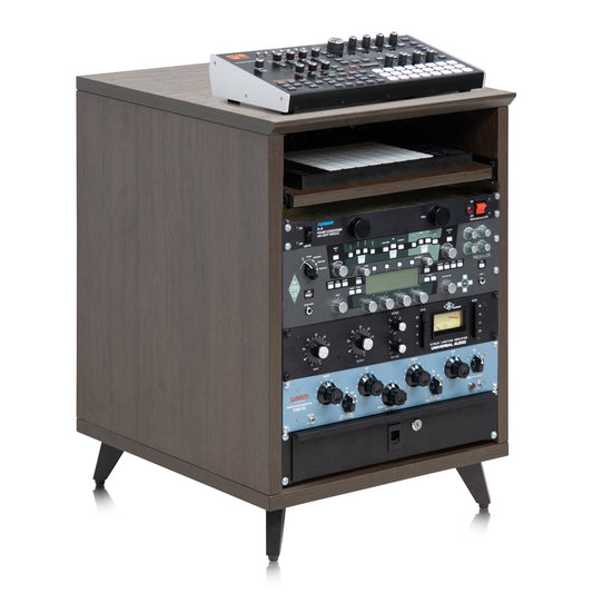 Elite Series Furniture Desk 10U Rack Brown