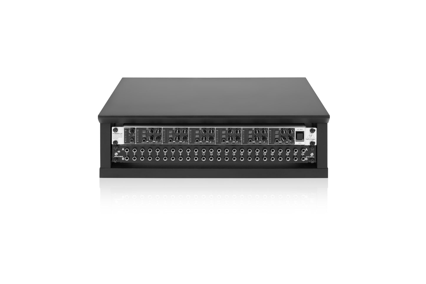 Elite Series Furniture Desktop 2U Studio Rack Black