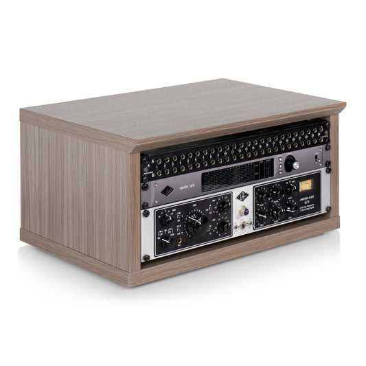 Elite Series Furniture Desktop 4U Studio Rack Gray