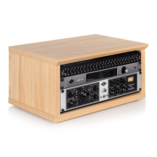 Elite Series Furniture Desktop 4U Studio Rack Maple