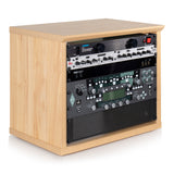 Elite Series Furniture Desktop 8U Studio Rack Maple