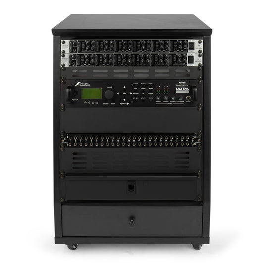 Frameworks Elite Angled Studio Rack - 12U Black