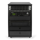 Frameworks Elite Angled Studio Rack - 12U Black