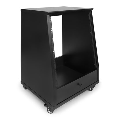 Frameworks Elite Angled Studio Rack - 12U Black