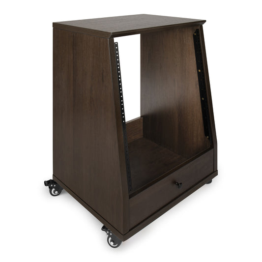 Frameworks Elite Angled Studio Rack - 12U Brown