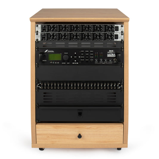 Frameworks Elite Angled Studio Rack - 12U Maple