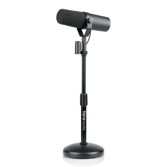 Round Base Desktop Mic Stand