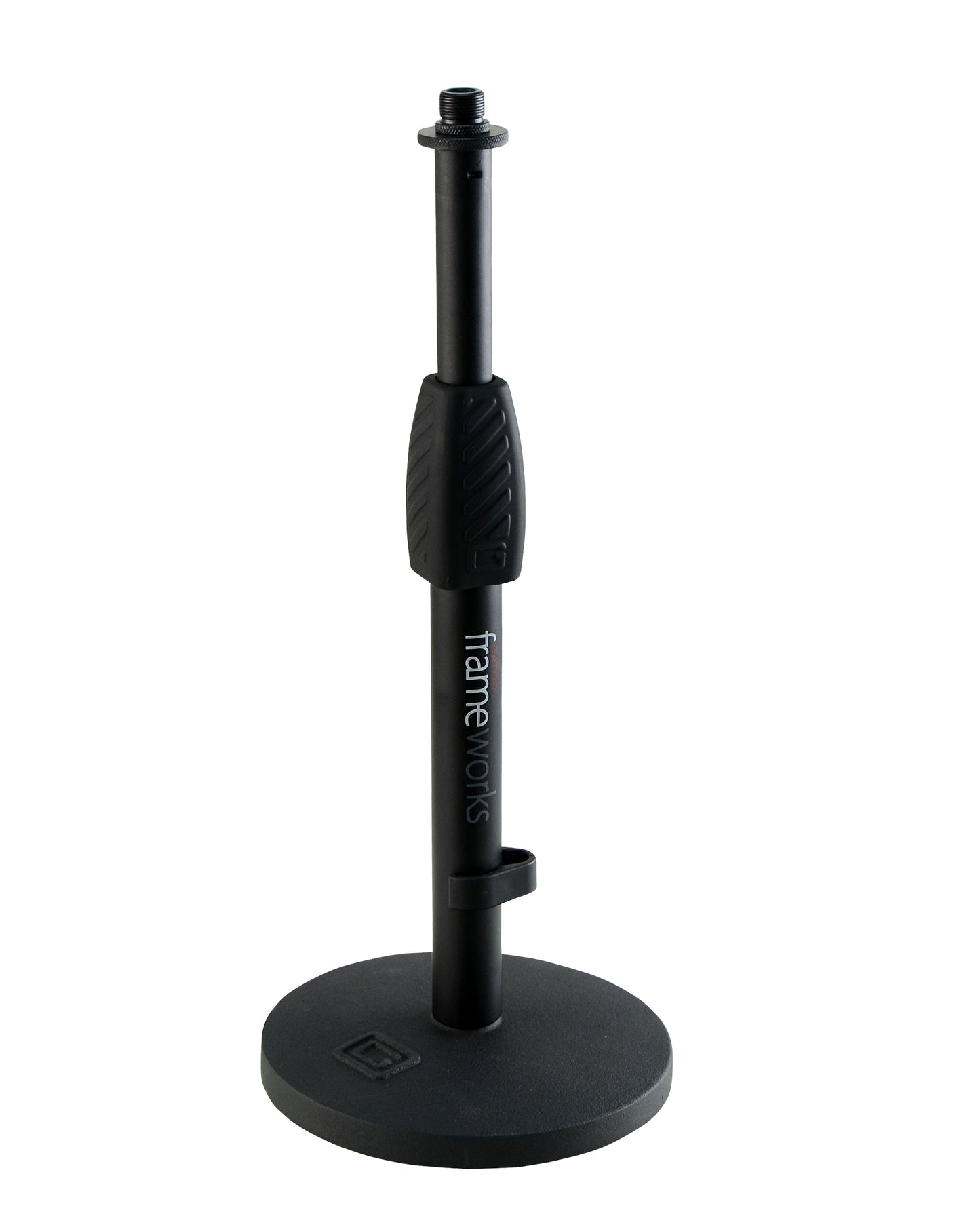 Desktop Mic Stand with Round Base and Twist Clutch