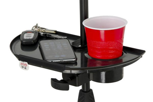 Mic Stand Accessory Tray With Drink Holder