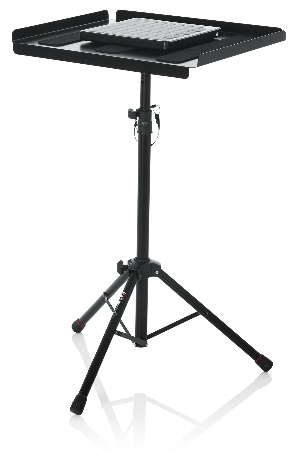 Compact Adjustable Media Tray Stand