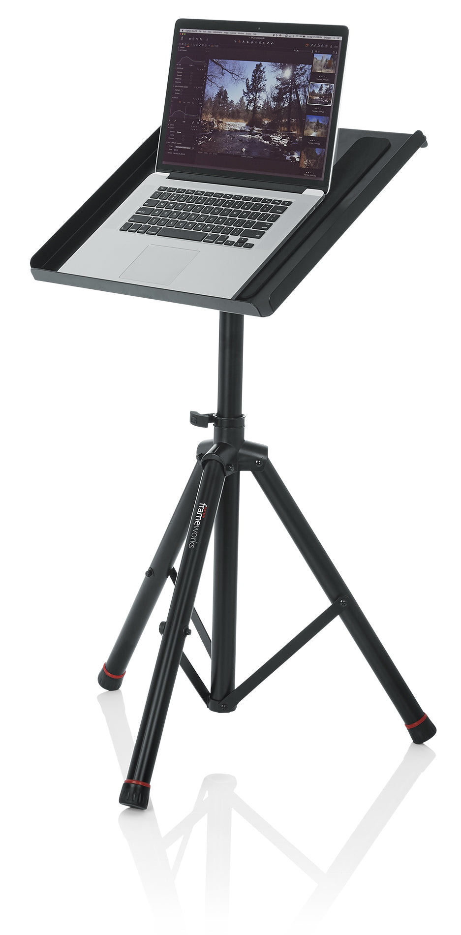 Heavy-Duty Adjustable Media Tray Stand