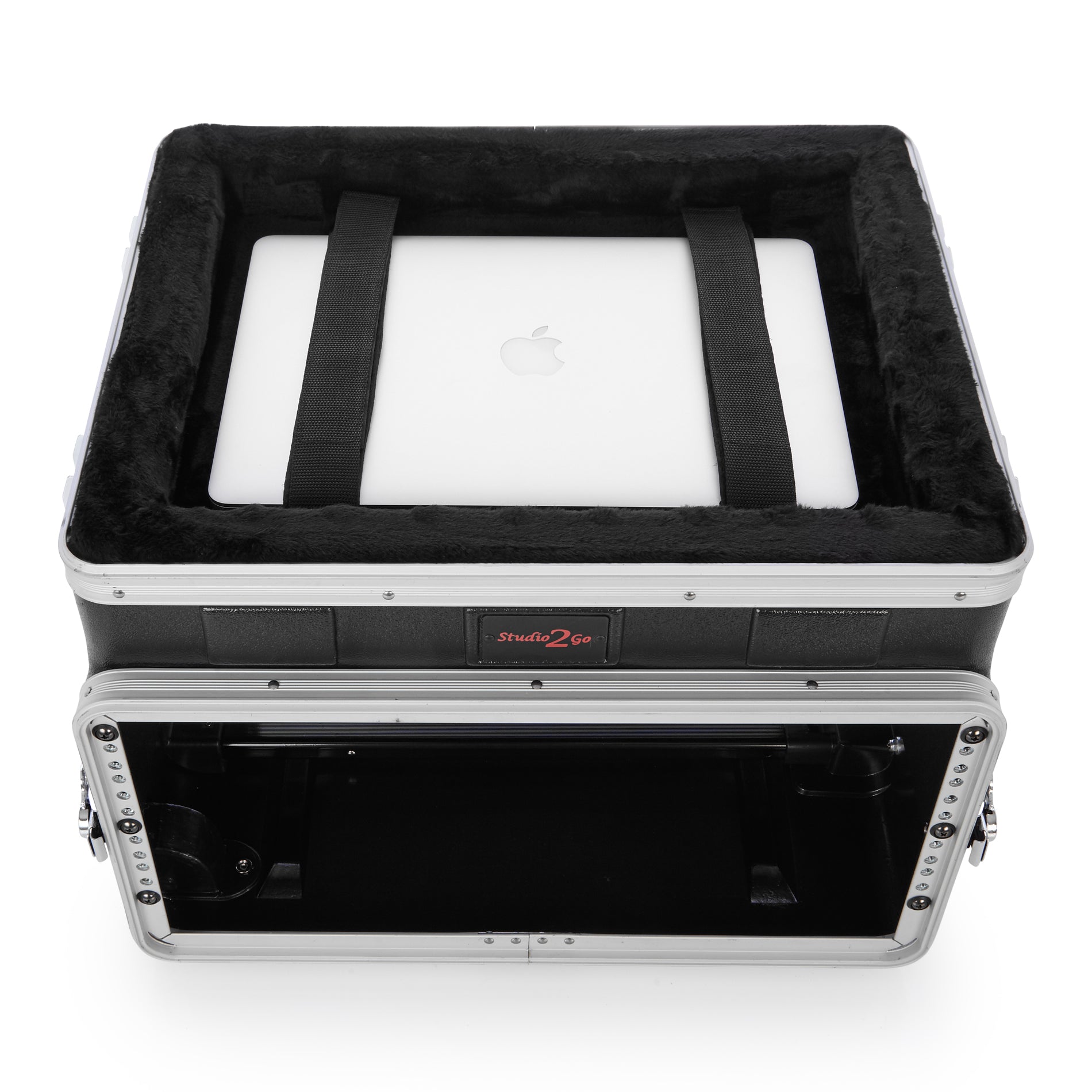 Gator ATA Laptop or Mixer Case Over 4U Audio Rack – Above AVL