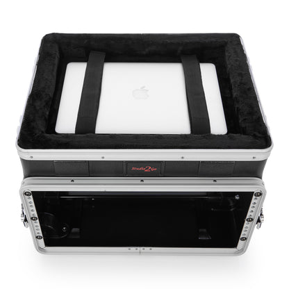 ATA Laptop or Mixer Case Over 4U Audio Rack