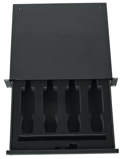 Wireless Microphone Drawer; 2U