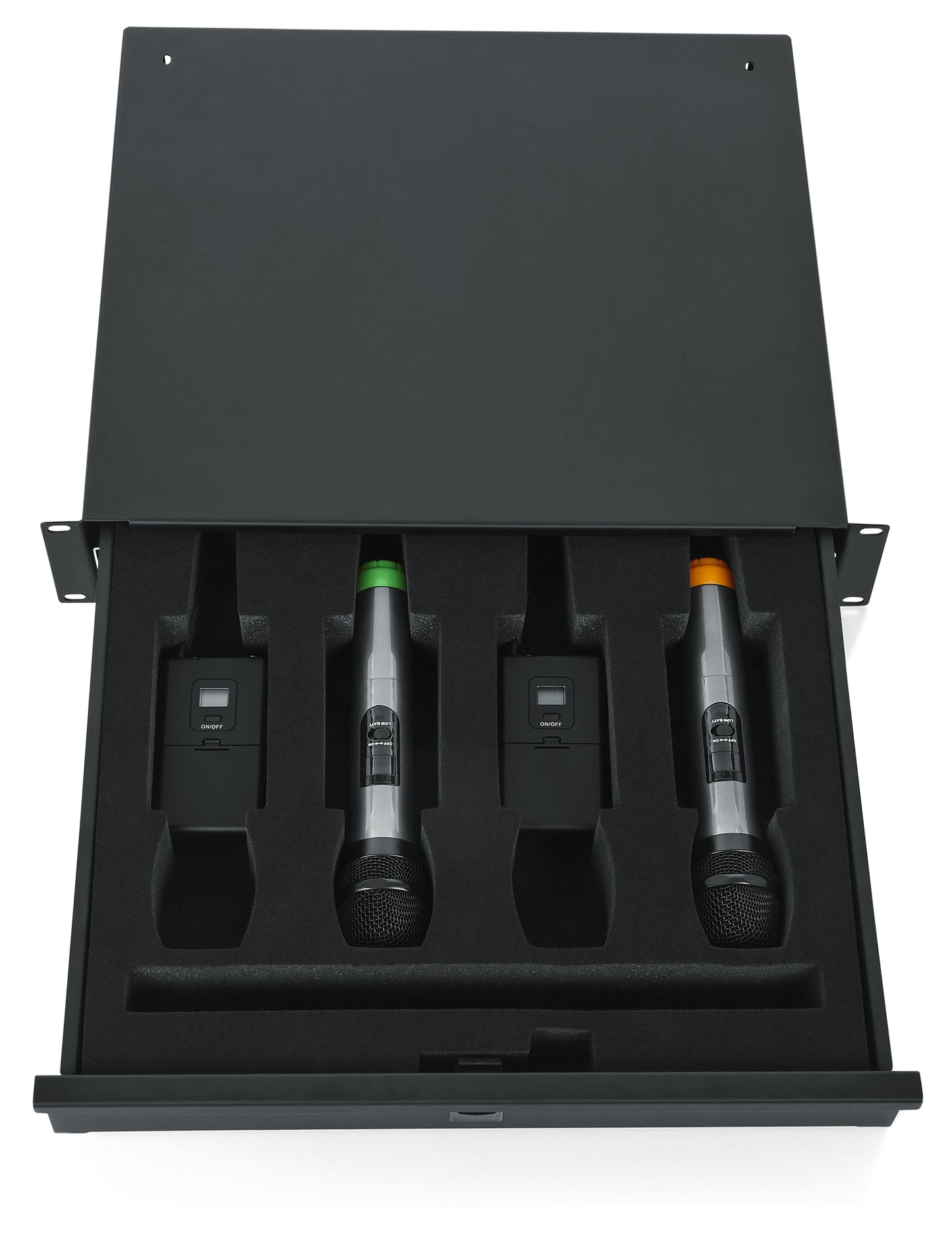 Wireless Microphone Drawer; 2U