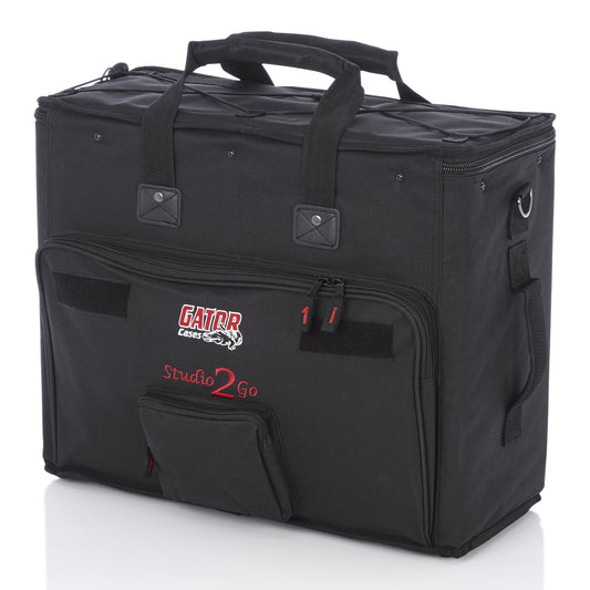 Laptop and 2-Space Audio Rack Bag