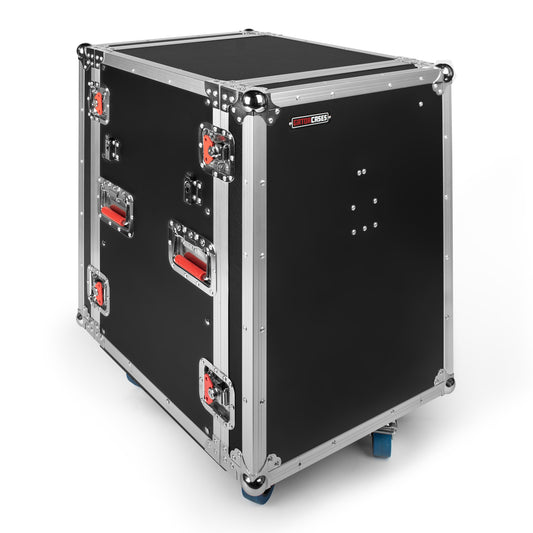 16U Tour Rack with Convertible Table-Top Lids