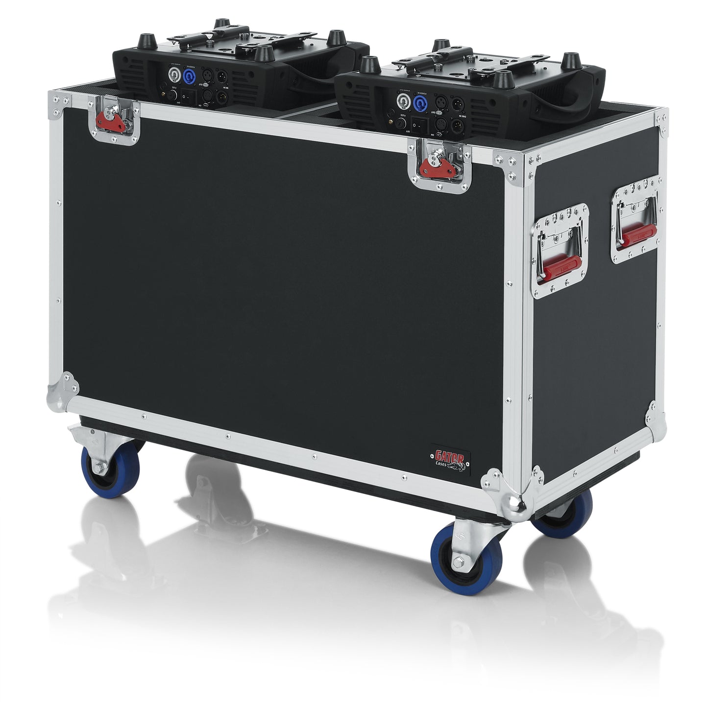 Flight Case for Two 250-Style Moving Head Lights