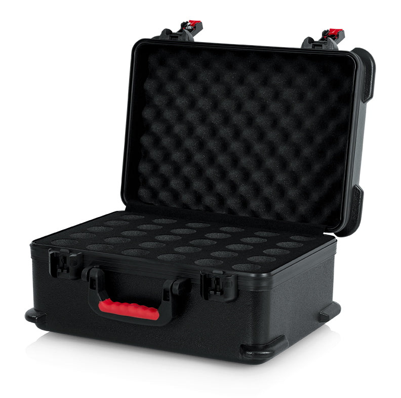 TSA ATA Molded Case w/ Drops for (30) Mics