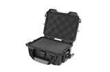 Waterproof case w/ diced foam; 7.4"x4.9"x3.1"