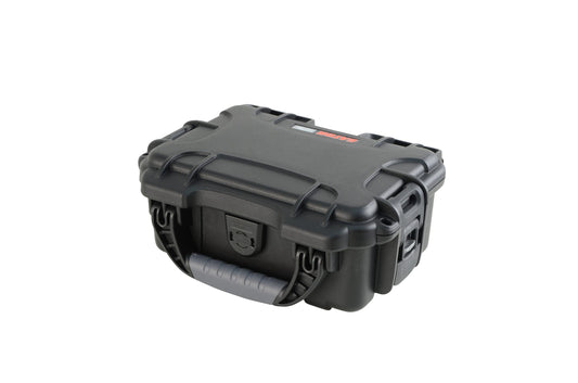 Waterproof case w/ diced foam; 7.4"x4.9"x3.1"