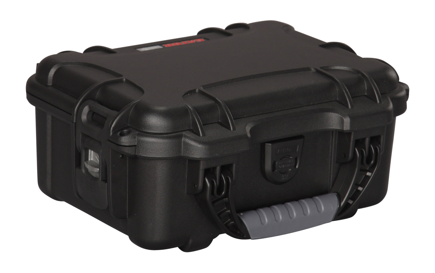 Waterproof case w/ diced foam; 8.4"x6"x3.7"