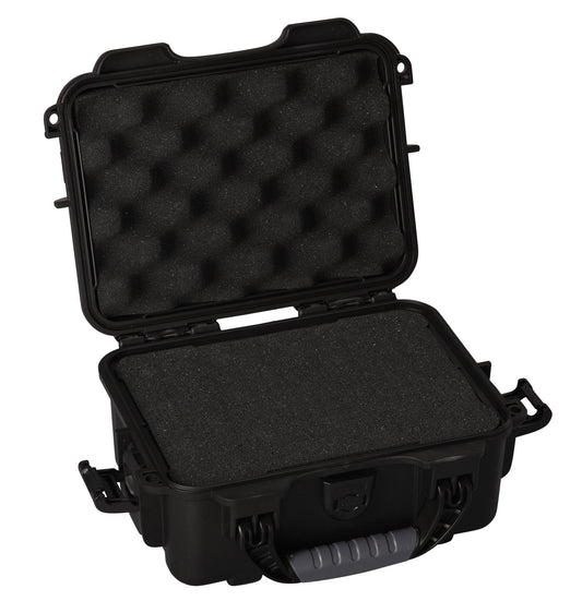 Waterproof case w/ diced foam; 8.4"x6"x3.7"