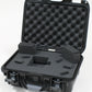 Waterproof case w/diced foam; 13.8"x9.3"x6.2"